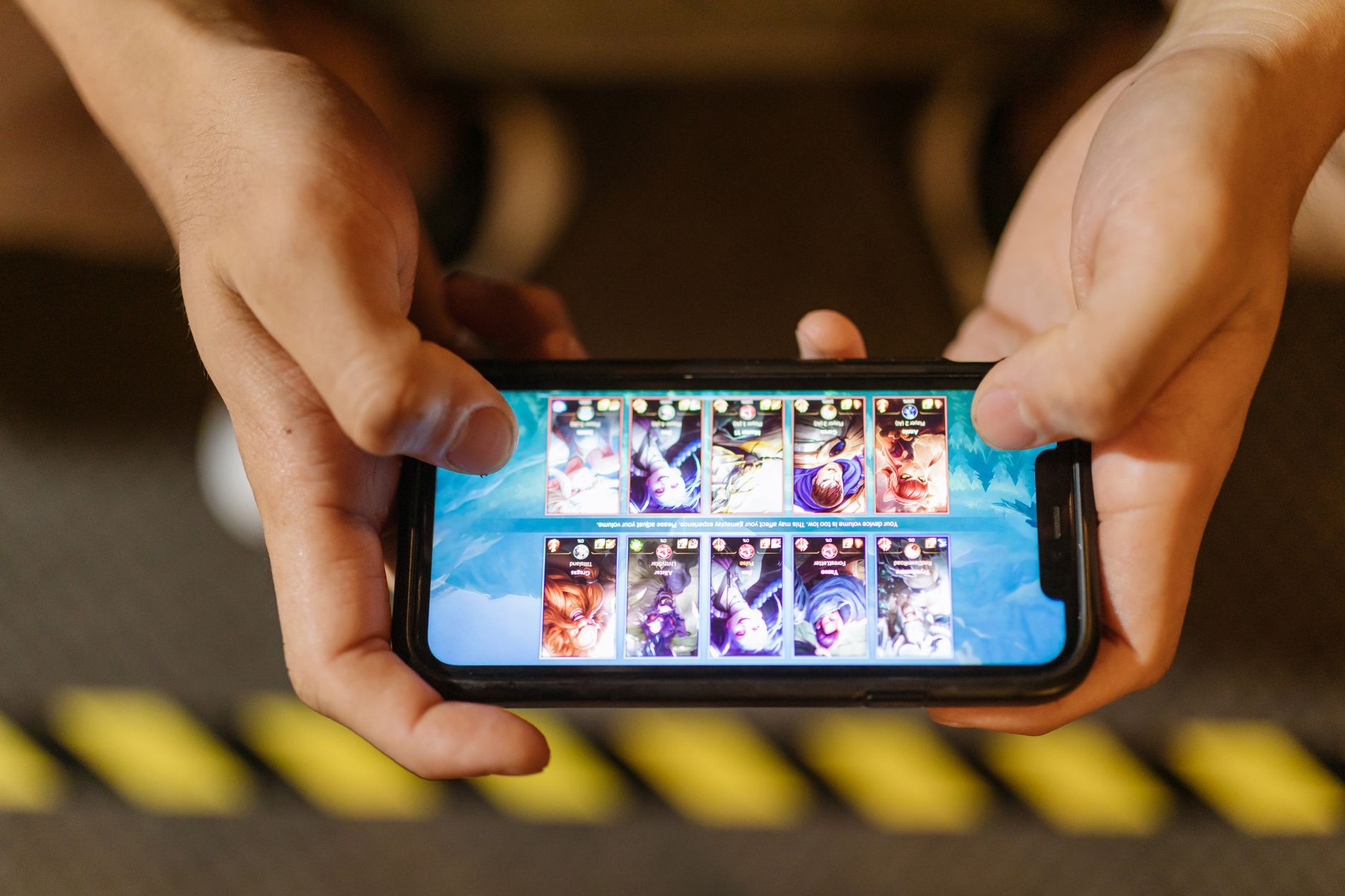 Mobile Casino-Spiel auf dem Smartphone